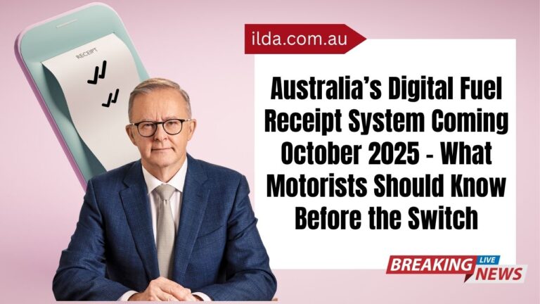Australia’s Digital Fuel Receipt System Coming October 2025 – What Motorists Should Know Before the Switch