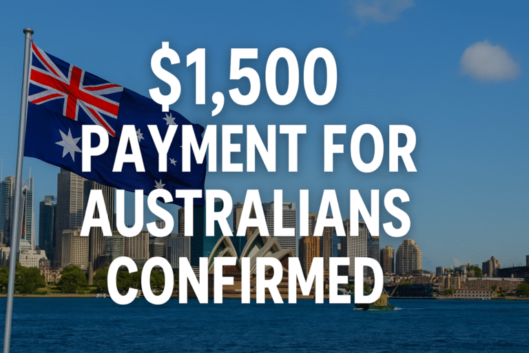$1,500 Payment for Australians Confirmed – Who Gets It and When?
