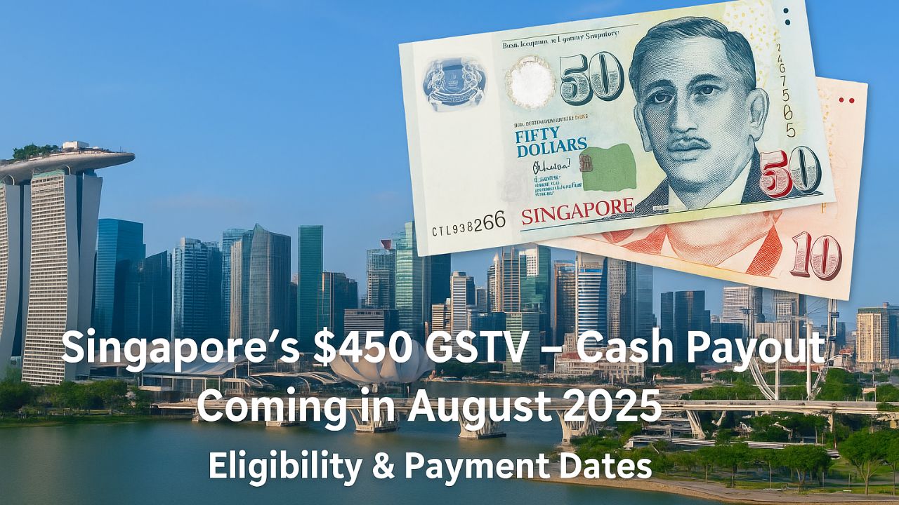 Singapore’s $450 GSTV – Cash Payout Coming In August 2025 – Eligibility & Payment Dates