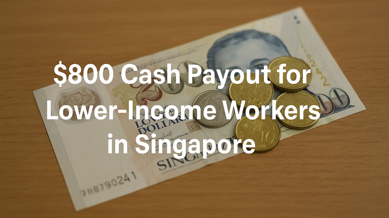 $800 Cash Payout for Lower-Income Workers in Singapore – Confirmed for July 2025