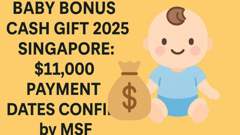 Baby Bonus Cash Gift 2025 Singapore- $11,000 Payment Dates Confirmed By MSF