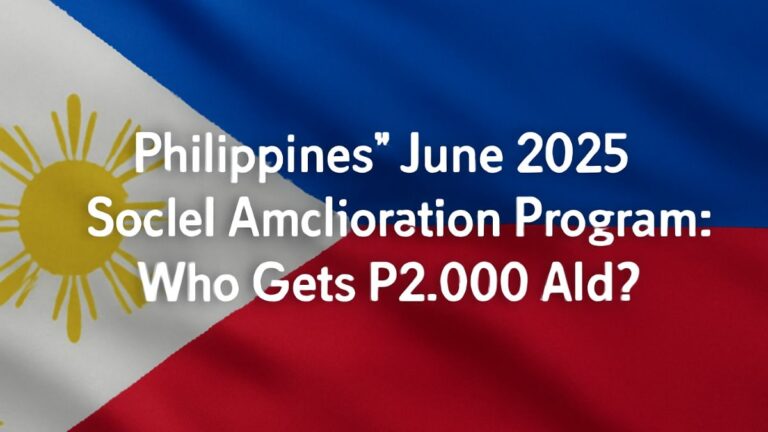 Philippines’ June 2025 Social Amelioration Program: Who Gets ₱2,000 Aid?